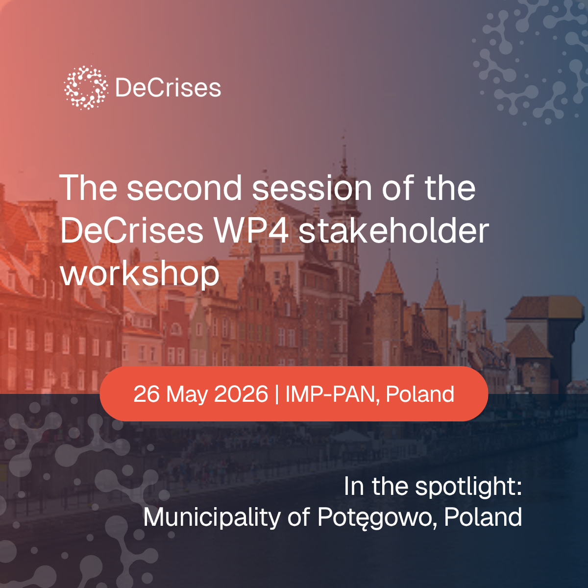 Featured image for article: The second session of the DeCrises WP4 stakeholder workshop: Municipality of Potęgowo